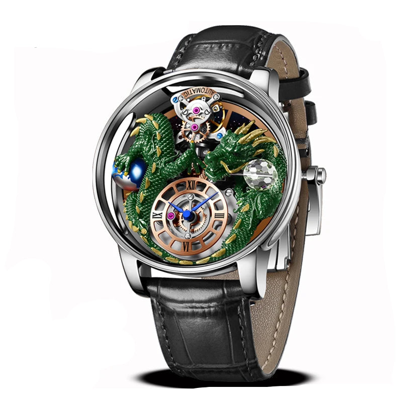 Diamond Tourbillion Top Brand Luxury Astronomia Quartz waterproof Watch