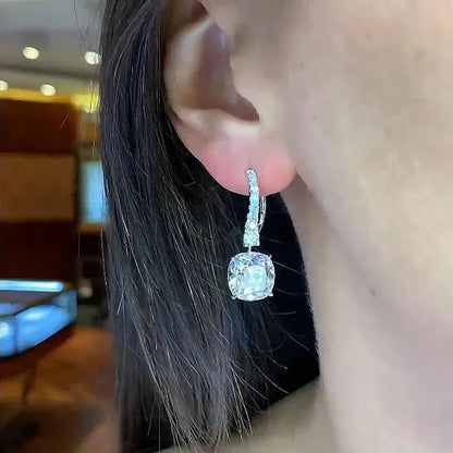 925 Sterling Silver Crystal Cubic Zircon Earring