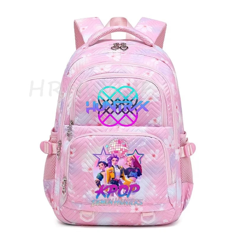 K-pop Demon Hunters Backpack Girls Boys Youth School Bags