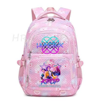 K-pop Demon Hunters Backpack Girls Boys Youth School Bags