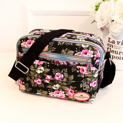 Multiple Pockets Shoulder Bags Canvas Messenger Bags