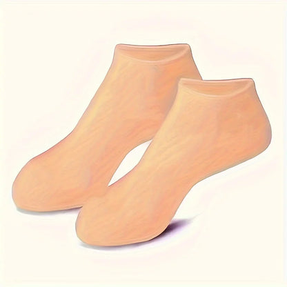 2 Pack Moisturizing Silicone Gel Socks