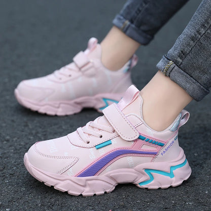 Leather Lightweight Running Sports Sneakers