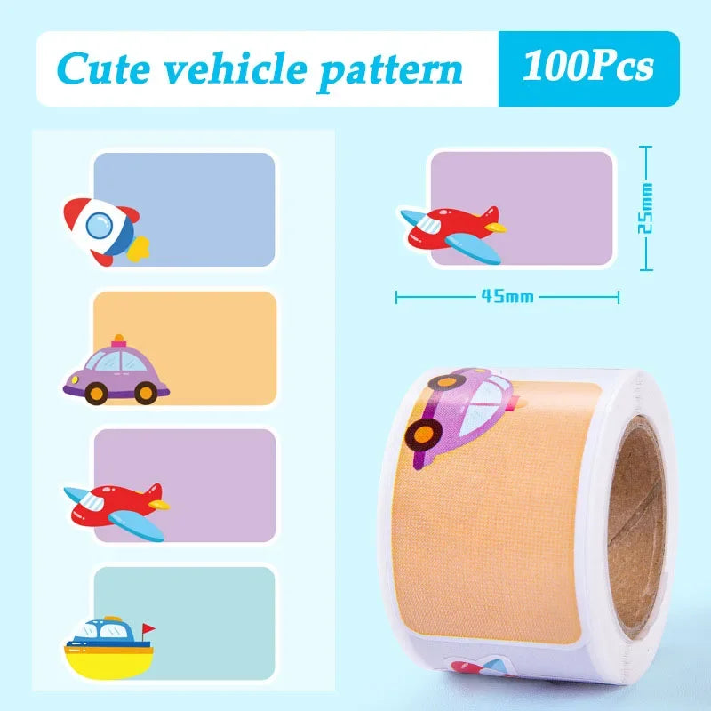 Cartoon sticker marking waterproof and tear resistant sticker