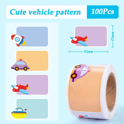 Cartoon sticker marking waterproof and tear resistant sticker
