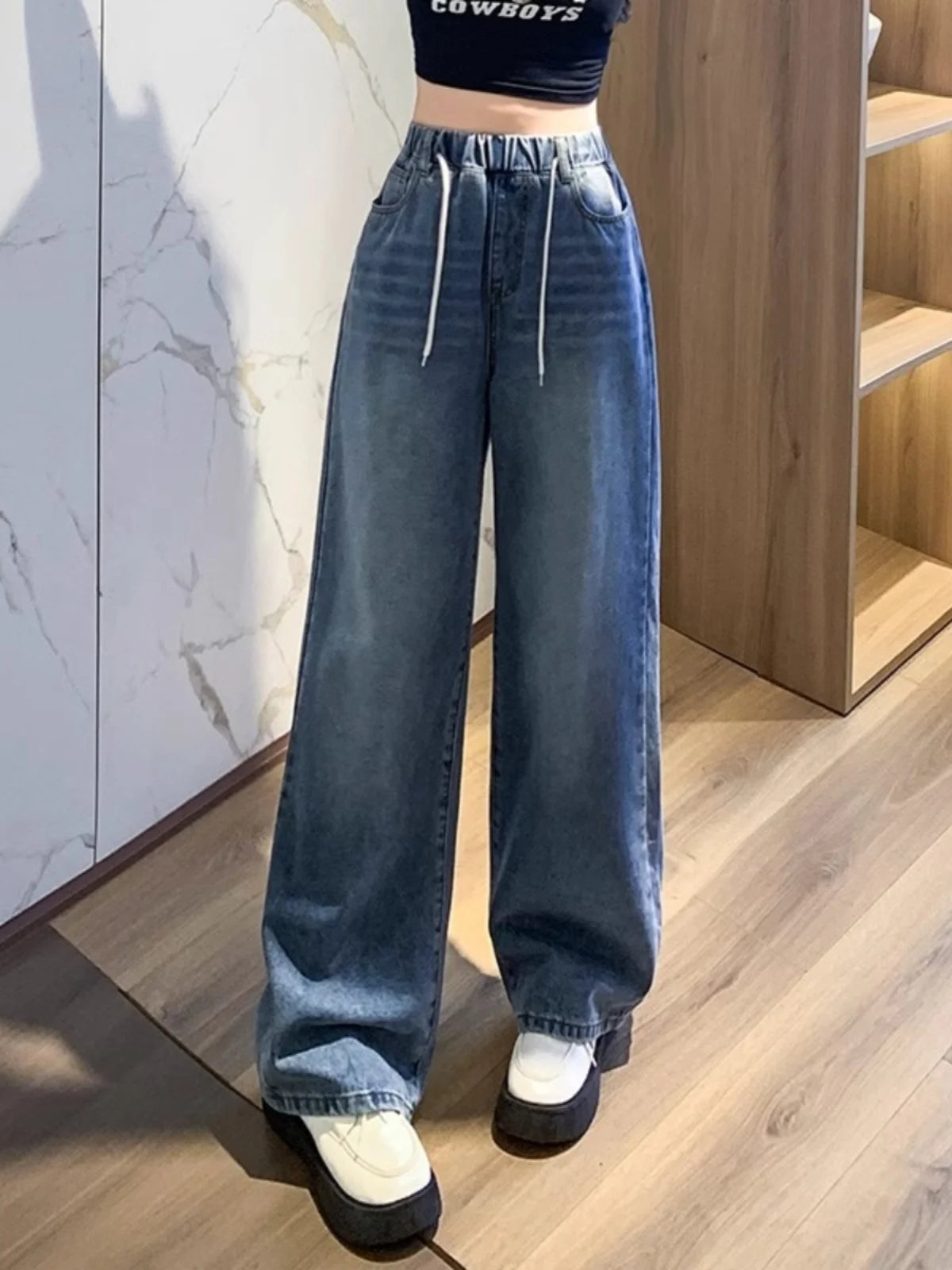 Loose Wide Leg Jeans
