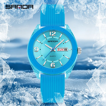 DANA Night Light Waterproof Quartz Watch