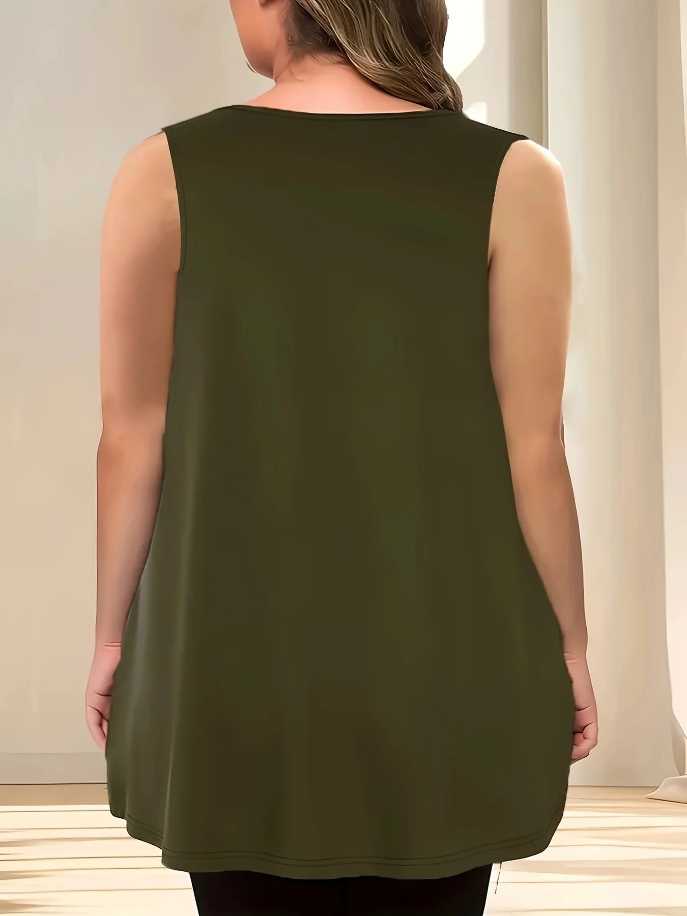 Plus Size Casual Loose Basic Tee Versatile T-shirt