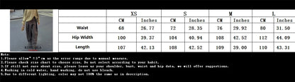 Chic Wide Leg Pants Office Lady Streetwear Pants