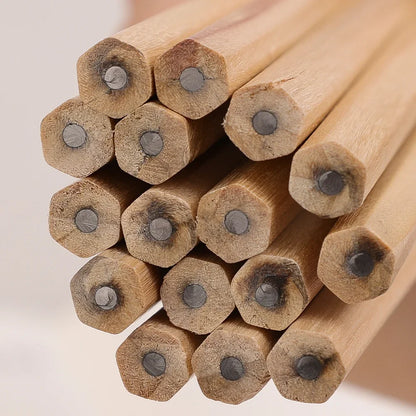 HB Natural Hexagon Wooden Lead Pencils Student Stationary