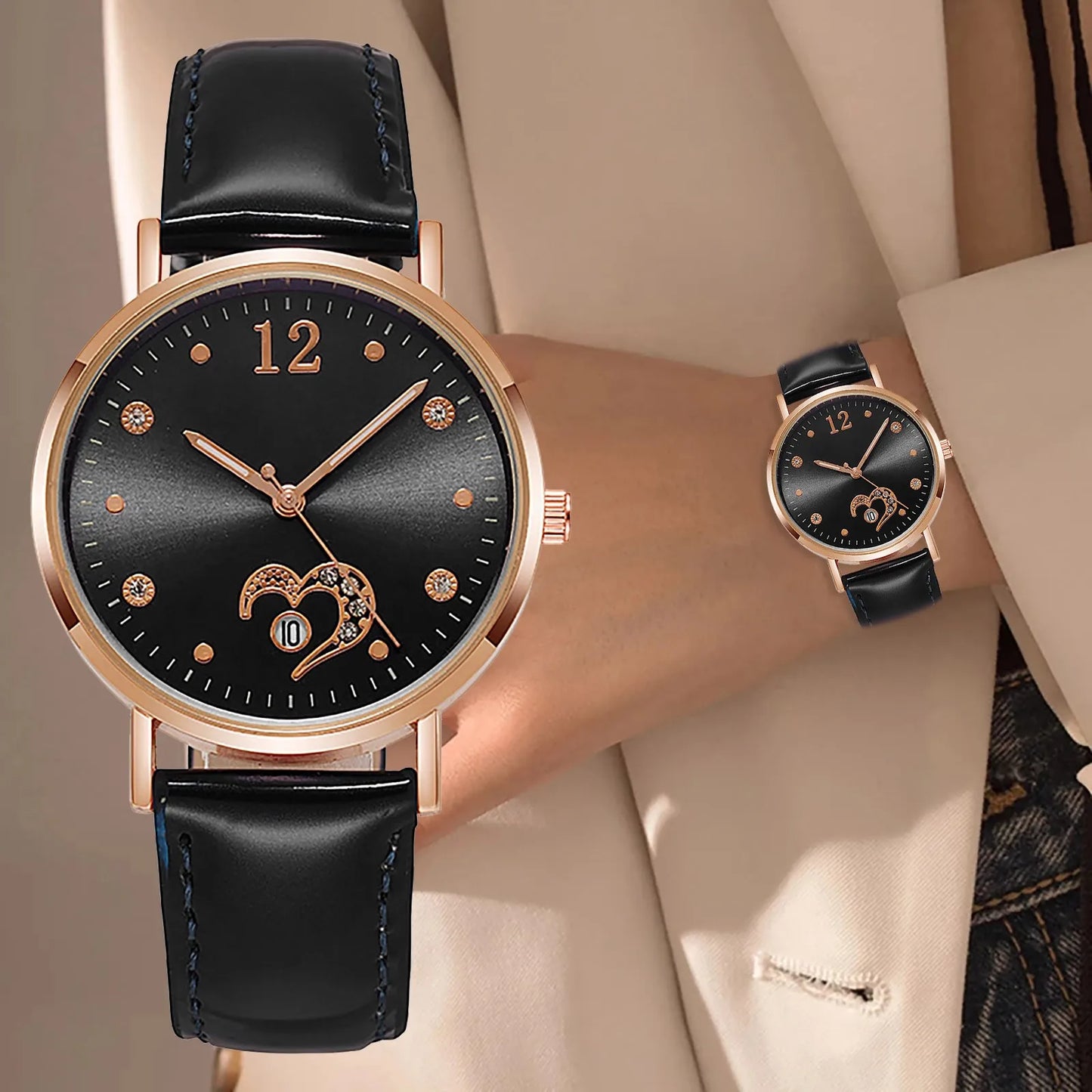 Quartz Leather Analog Quartz Watches