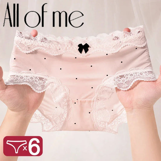 Polka Dot Underpants Sexy Transparent Lingerie Set