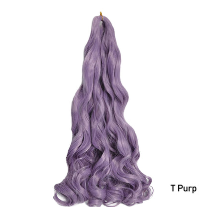 French Curls Braiding Hair 24Inch Hair Extensions