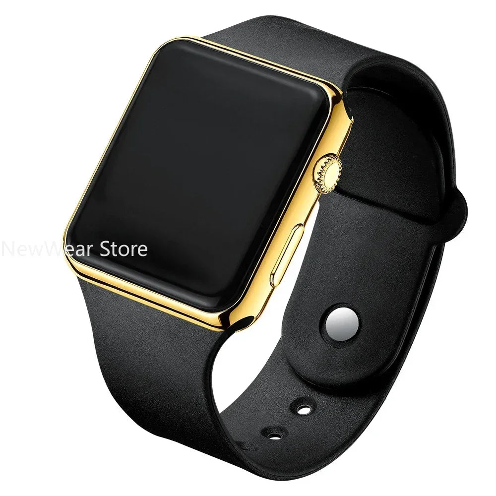 Digital Electronic Square LED Sport Wristwatch