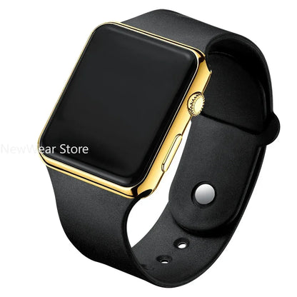 Digital Electronic Square LED Sport Wristwatch
