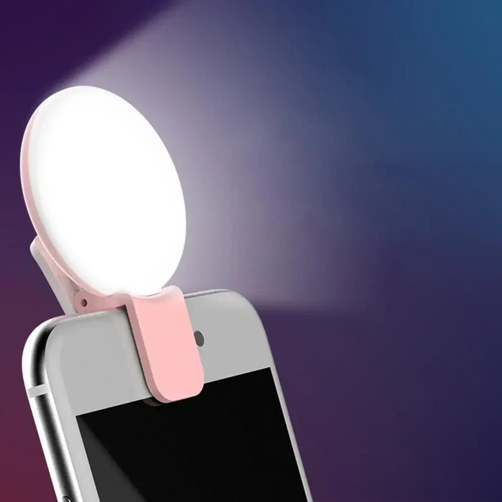 Mobile Phone LED Selfie Ring Light Portable Mini Durable Practical