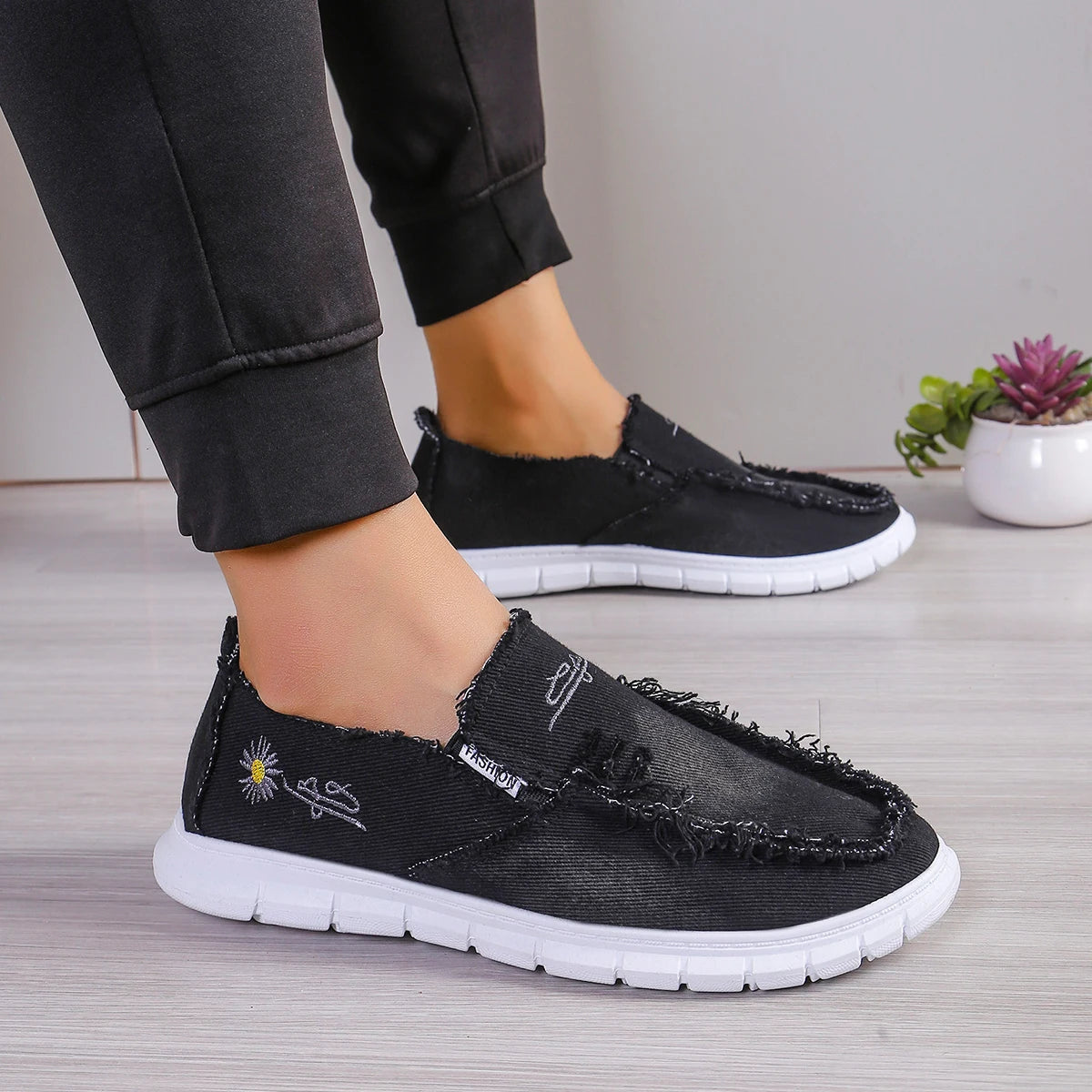 Loafers lightweight anti-slip walking casual shoes
