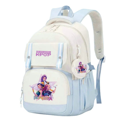 KPop Demon Hunters School Bag Backpack Zipper Bookbag