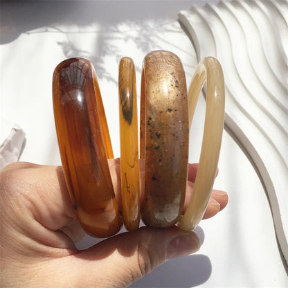 4-Piece Marble Acrylic Resin Bracelet