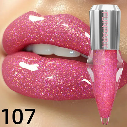 8 Color Glitter Shimmer Lip Gloss Moisturizing Sexy Lip