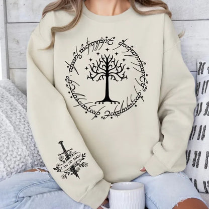 Tolkien Broken Blade Hooded Unisex Hoody FAN Tree Print Sweatshirt