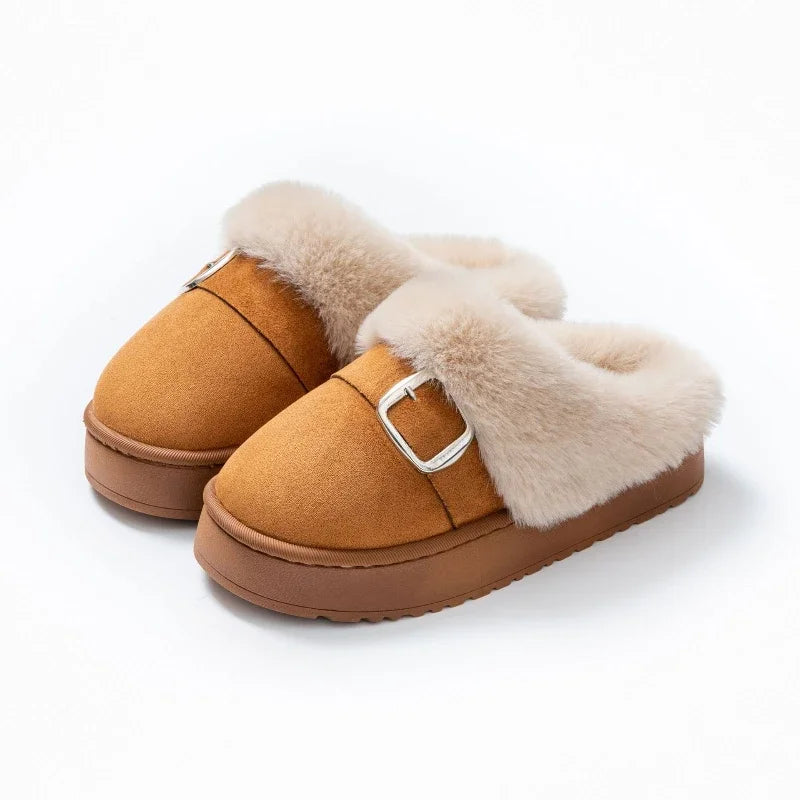 thickened home cotton slippers shoes