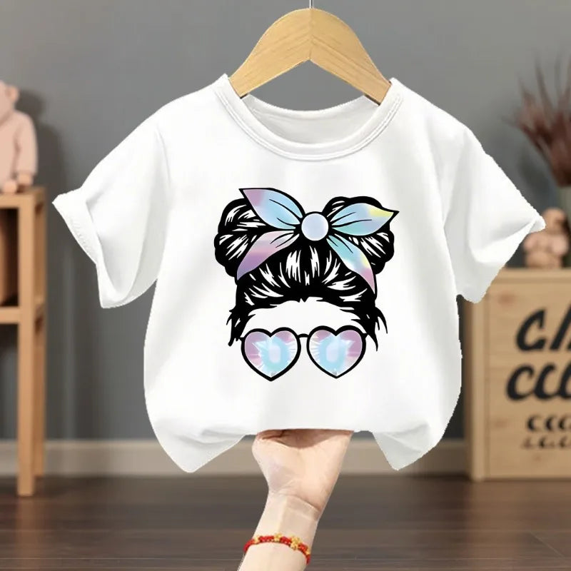 Girls Casual Short Sleeve T Shirts