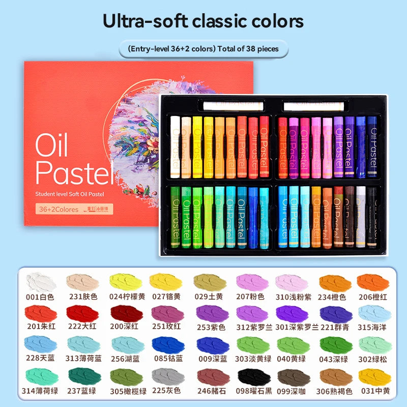Artist Soft Oil Pastel 24/36/48 Colors Professional Painting Set