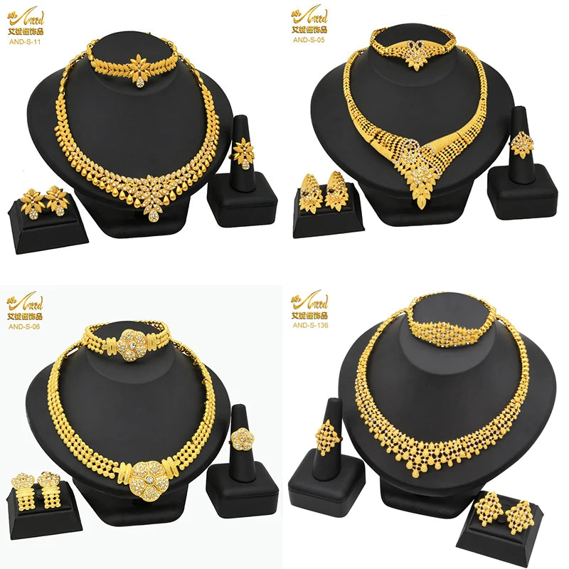 African Jewelry Big Necklace Jewelry Set