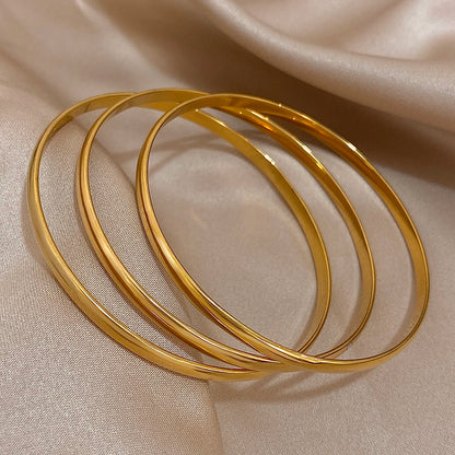 DANA 18K Gold Stainless Steel Bangle Bracelet