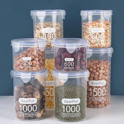 1-4PCS Kitchen Refrigerator Organize Sealed Container Storage Boxes