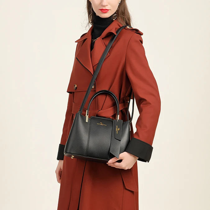 Soft Leather Shoulder Crossbody Bag