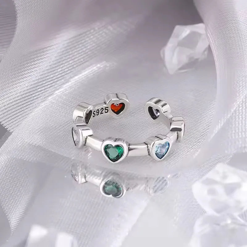 Sam Panda 925 Sterling Silver Simple Vintage Big Ball Ring