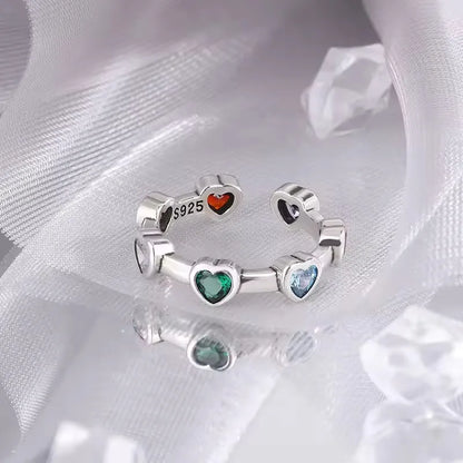 Sam Panda 925 Sterling Silver Simple Vintage Big Ball Ring