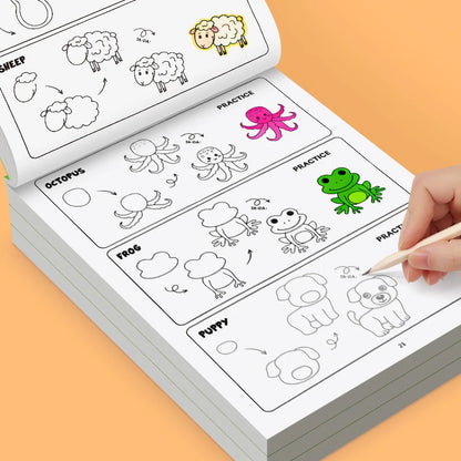 How to Draw Animals Step-by-Step Drawing Book