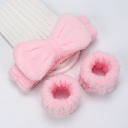 Headband Wristband for Washing Face Makeup Towel