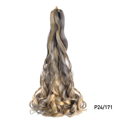 French Curls Braiding Hair 24Inch Hair Extensions