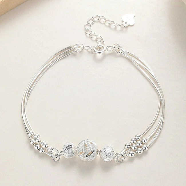DANA 925 Sterling Silver Ball Bracelets