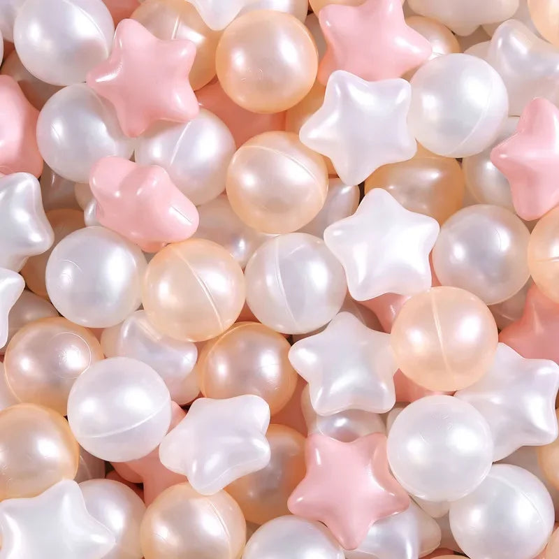 Ball Pit Balls Pack Star and Round BPA Soft Plastic Balls