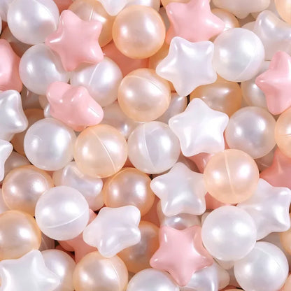 Ball Pit Balls Pack Star and Round BPA Soft Plastic Balls