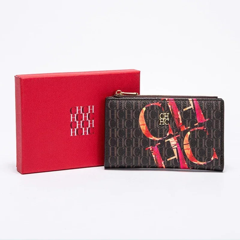 Luxury Brand Long Classic PVC Material Wallet