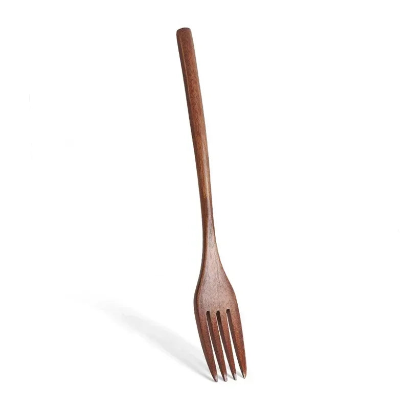 Japanese Wooden Spoon Fork Chopsticks Set