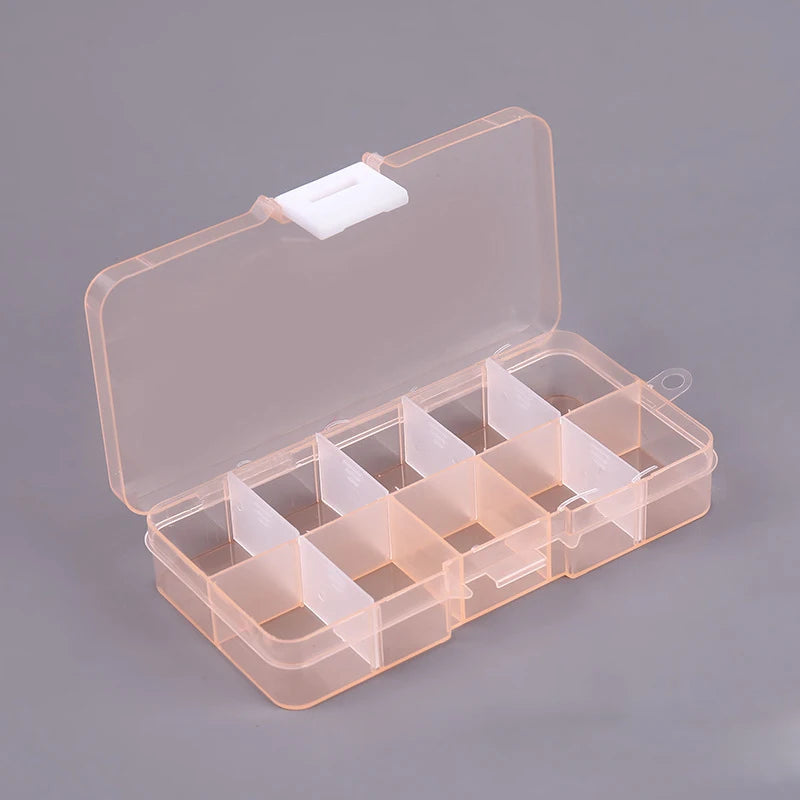 Nail Storage Box Plastic Desktop Drawer