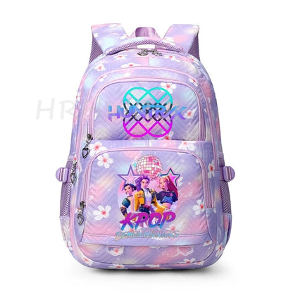 K-pop Demon Hunters Backpack Girls Boys Youth School Bags