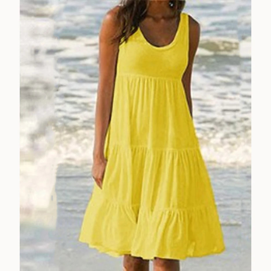 Sexy Bodycon Sleeveless Backless Midi Dress