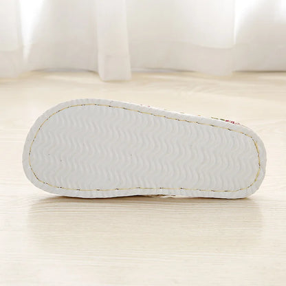 Four Season Linen Home Slippers