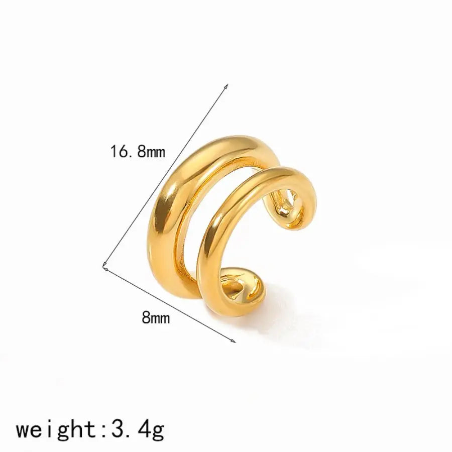 DANA 18K Gold Color Stainless Steel Earring