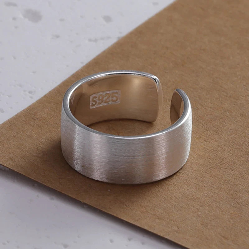 925 Sterling Silver Geometry Crystal Ring