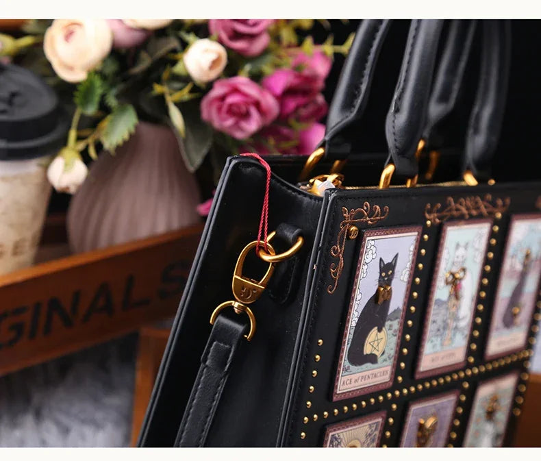 Luxury Cat Printing Large Capacity Bags