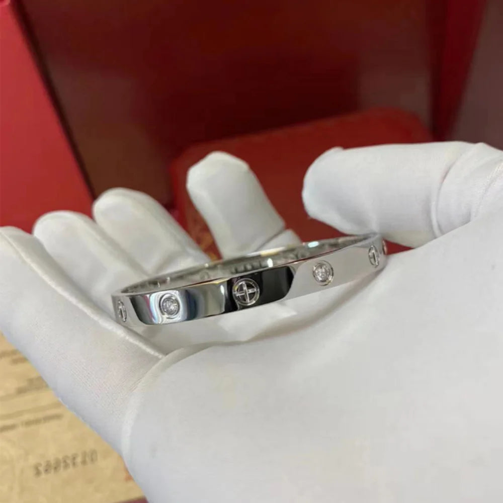 DANA Gold Zircon And Cross Nut Nail Bracelet